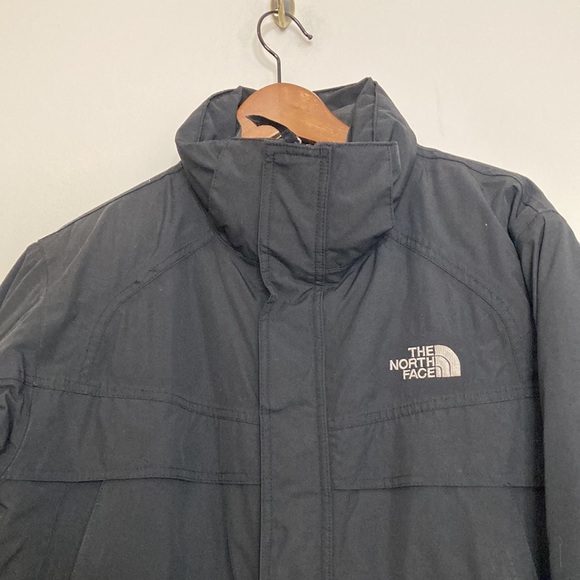 The North Face Coat Boys Large Black Goose Down 550 Hyvent Winter Jacket - Picture 3 of 16